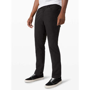 Lululemon ABC Pant Slim Utilitech Abrasion Resistant LM5ABNS Dark Gray 34x32